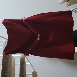 Vanya Strapless Diamante Belt mini dress